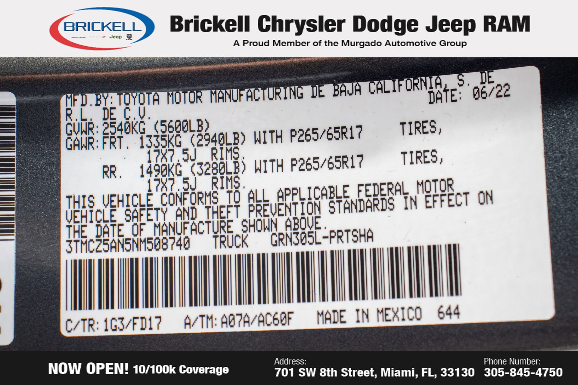 Used 2022 Toyota Tacoma TRD Sport w/ Technology Package image 33