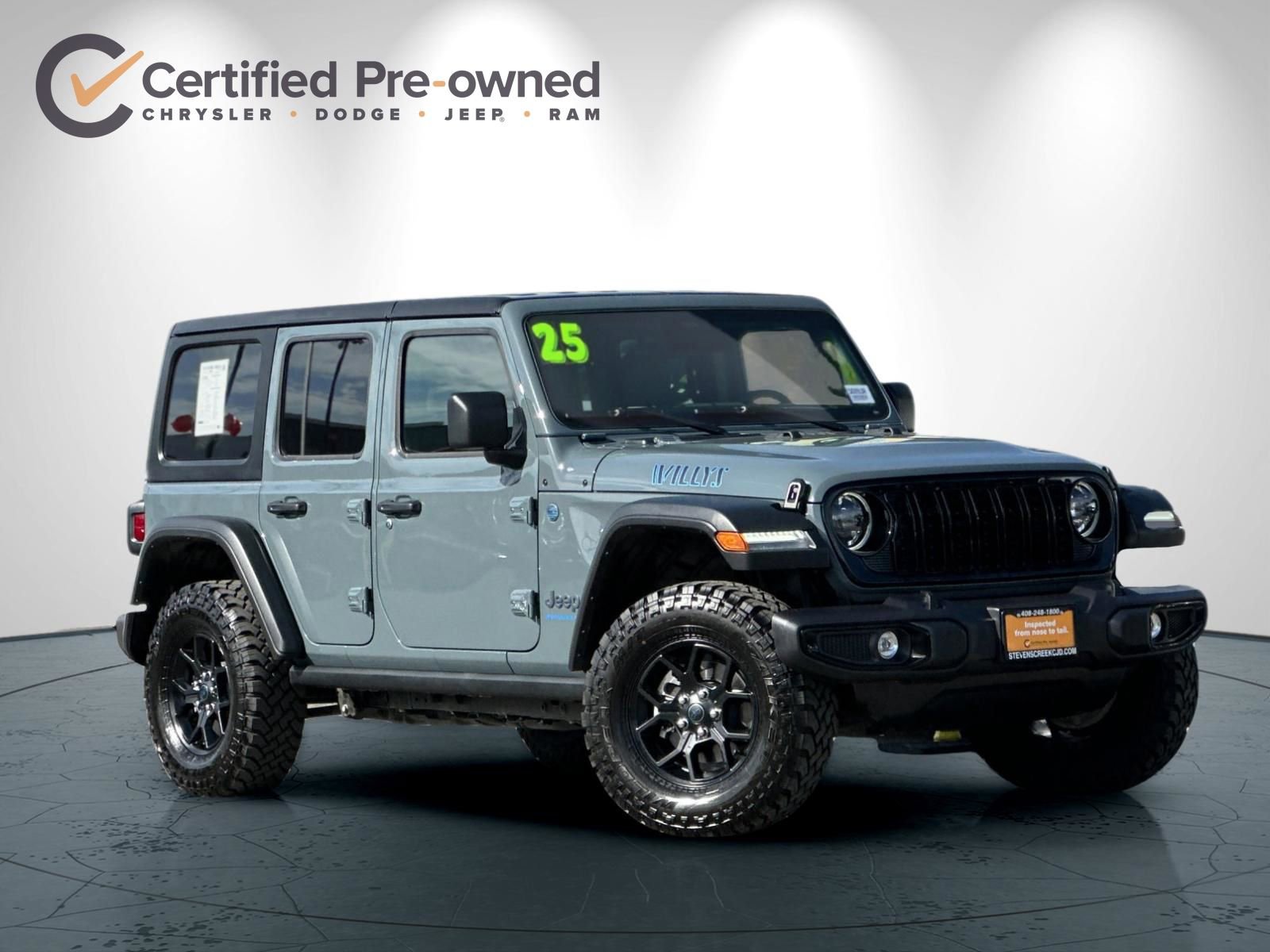 Certified 2025 Jeep Wrangler Unlimited Sport S 4xe AWD/4WD image 2