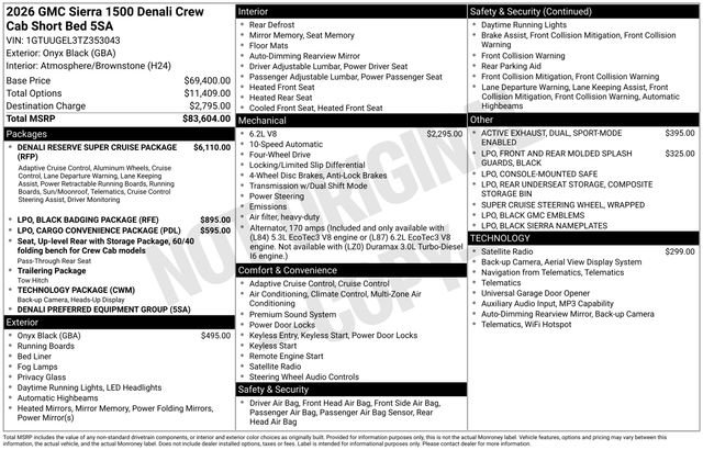 New 2026 GMC Sierra 1500 Denali AWD/4WD image 27