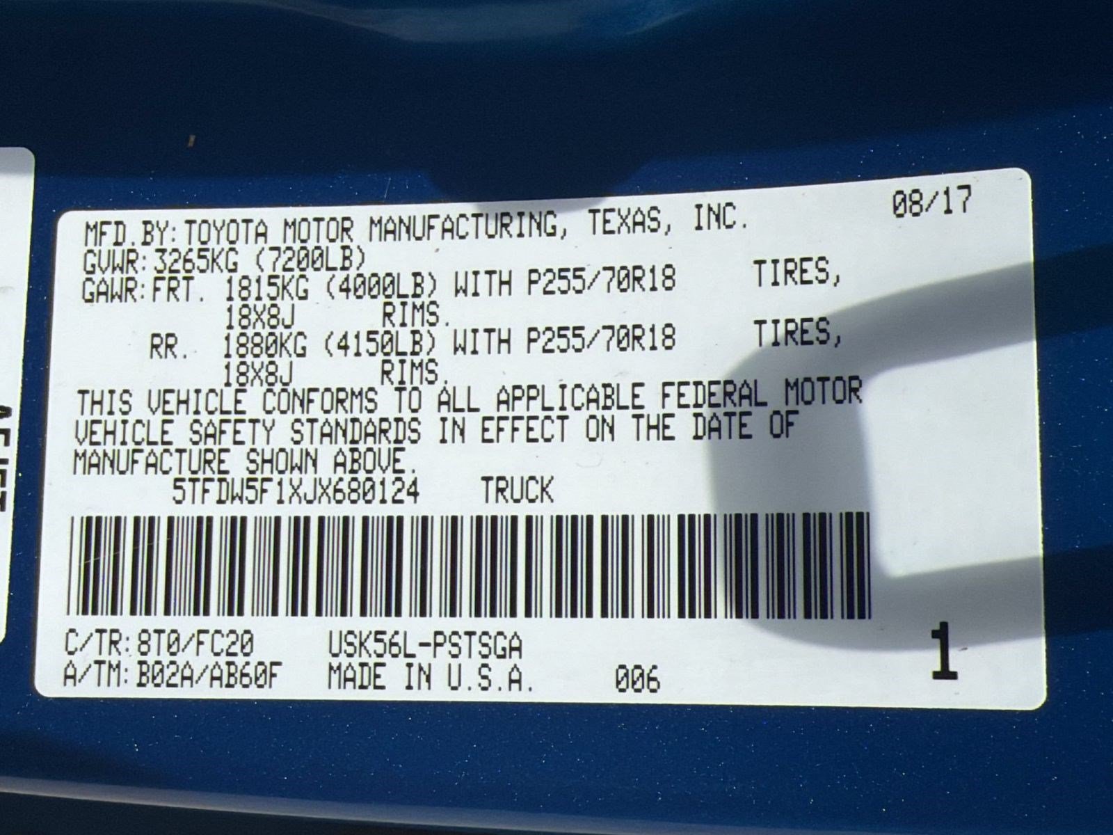 Used 2018 Toyota Tundra SR5 w/ SR5 Upgrade Package AWD/4WD image 24