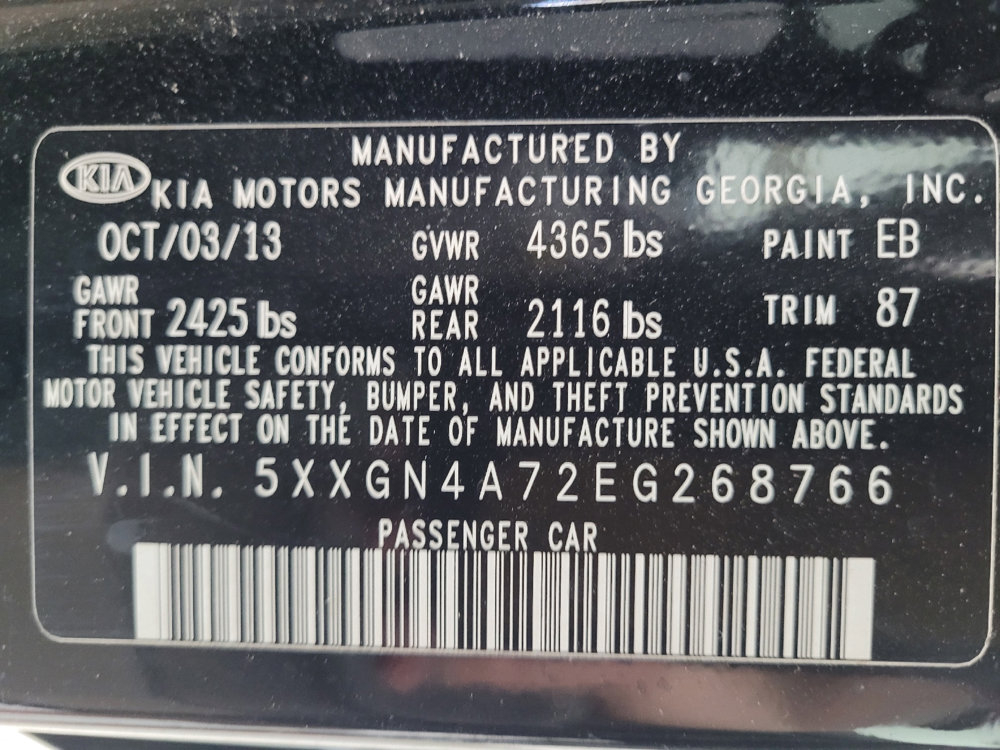Used 2014 Kia Optima EX w/ EX Premium Package image 33