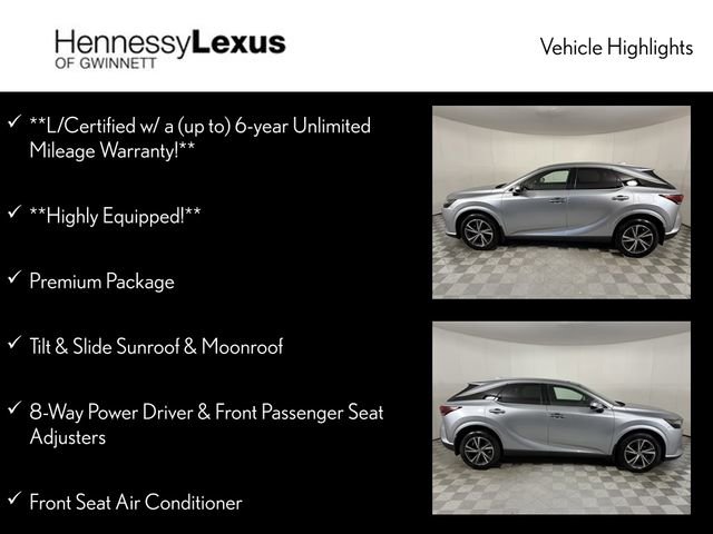 Certified 2023 Lexus RX 350 Premium w/ Accessory Package image 12