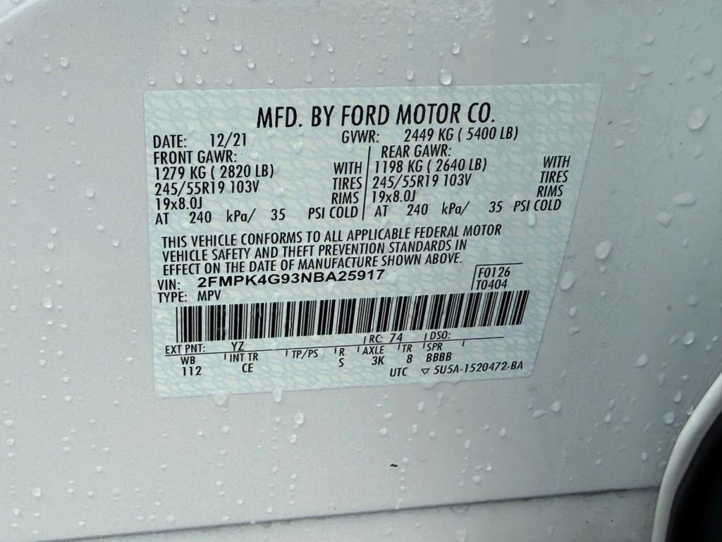 Used 2022 Ford Edge SE w/ Black Appearance Package image 42
