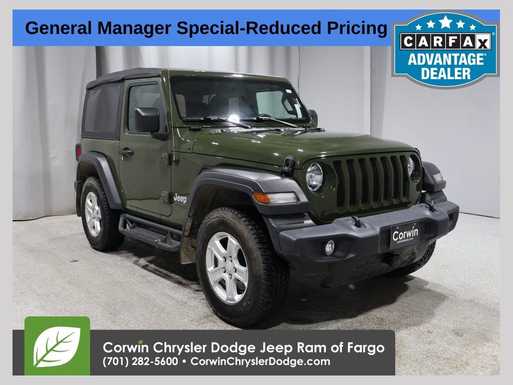 Certified 2021 Jeep Wrangler Sport S