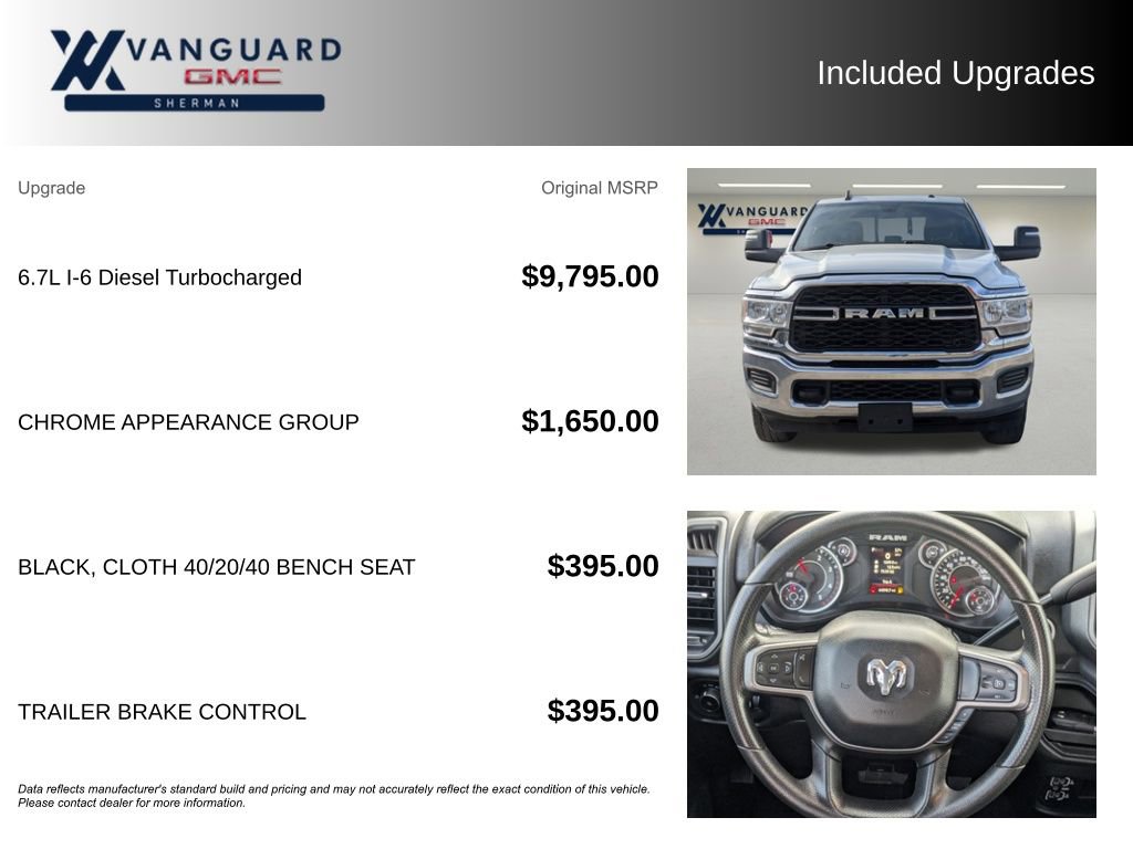 Used 2024 RAM 3500 Tradesman w/ Chrome Appearance Group image 9