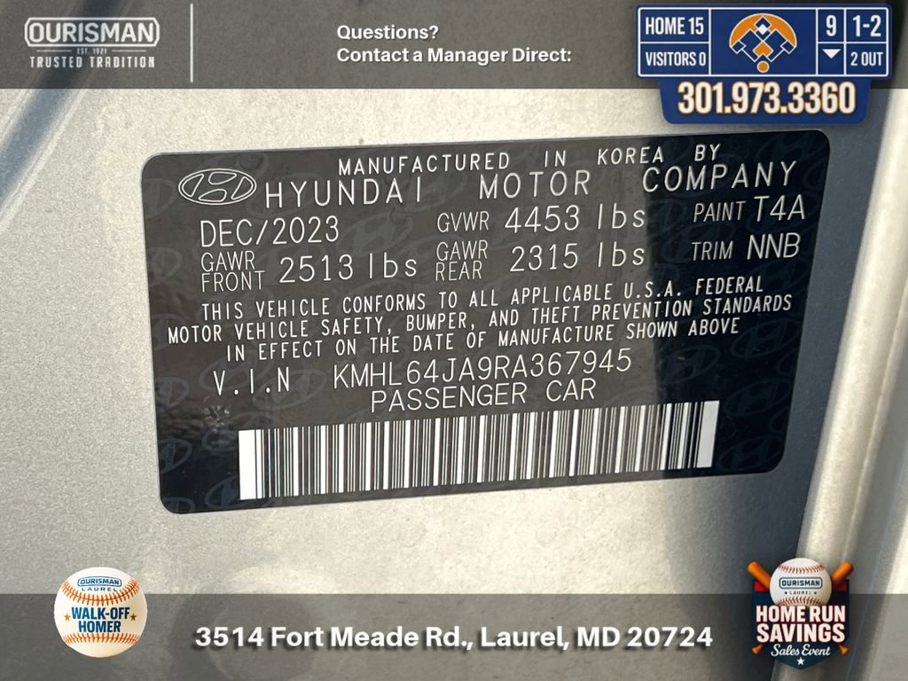 Used 2024 Hyundai Sonata SEL FWD image 28