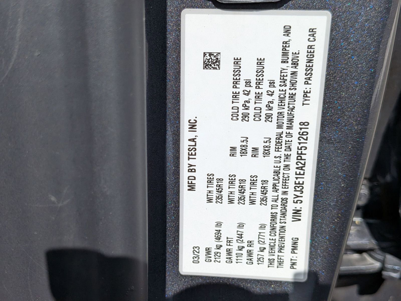 Used 2023 Tesla Model 3 Standard Range image 41