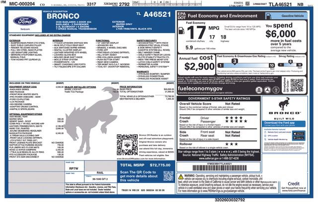 New 2026 Ford Bronco Badlands w/ Sasquatch Package image 26