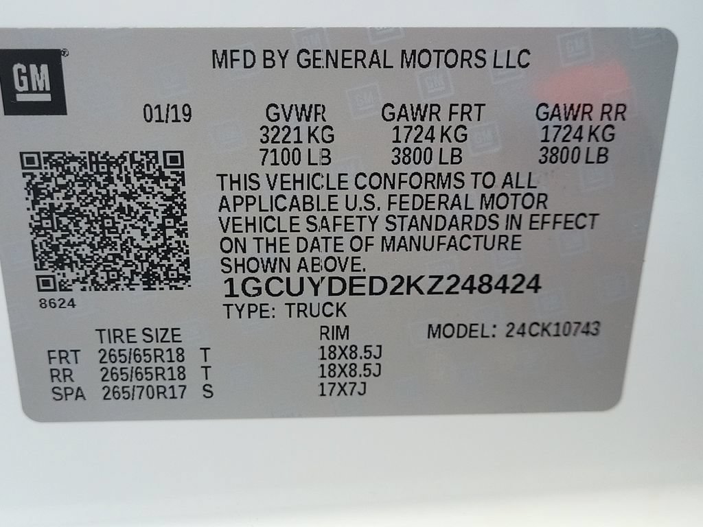 Used 2019 Chevrolet Silverado 1500 LT w/ All-Star Edition AWD/4WD image 36
