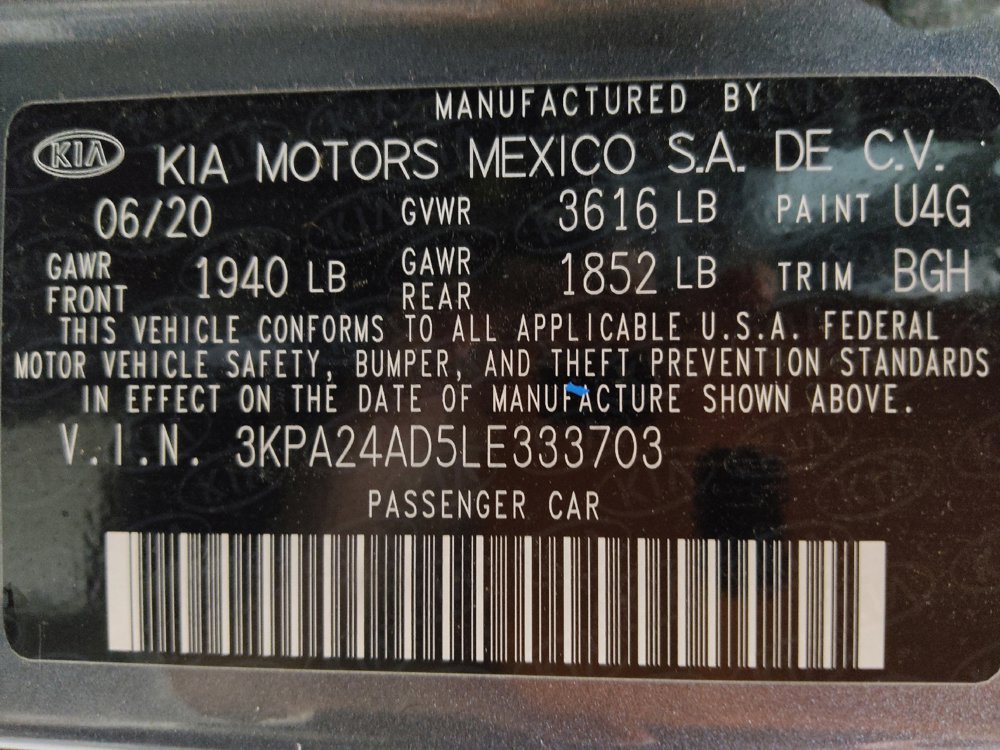 Used 2020 Kia Rio S FWD image 33