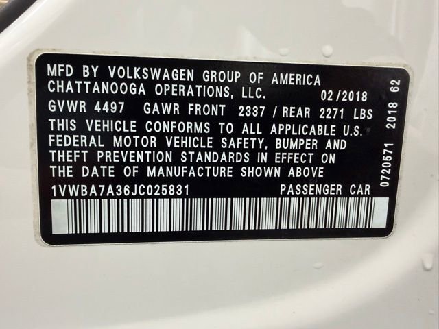 Used 2018 Volkswagen Passat 2.0T SE FWD image 30