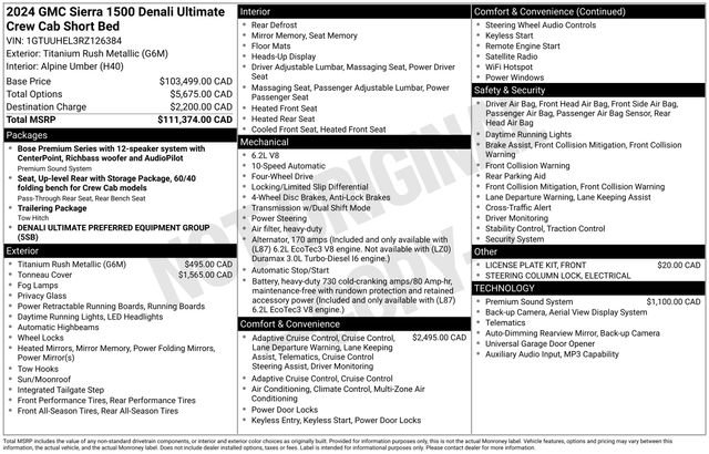 Used 2024 GMC Sierra 1500 Denali Ultimate image 35