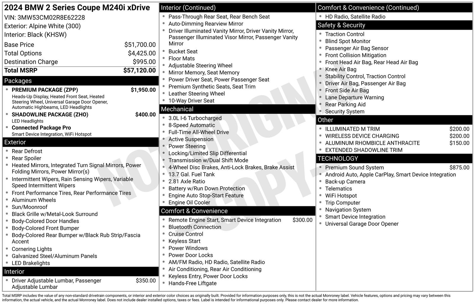 Used 2024 BMW M240i xDrive Coupe w/ Premium Package image 28