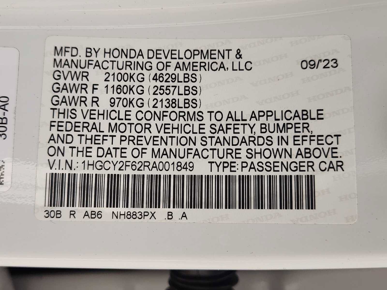 Used 2024 Honda Accord EX-L image 32