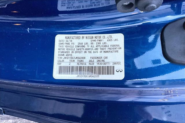 Used 2018 INFINITI Q60 3.0t Sport w/ Sensory Package 3.0T Sport image 14