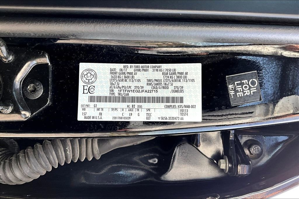Used 2018 Ford F150 XLT w/ Equipment Group 301A Mid AWD/4WD image 18
