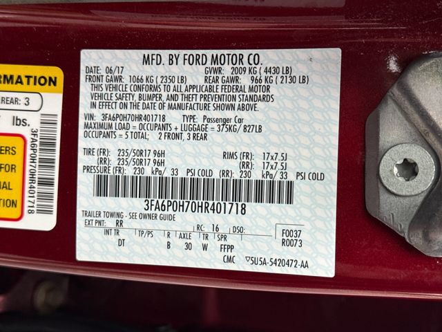 Used 2017 Ford Fusion SE w/ Fusion SE Technology Package FWD image 23