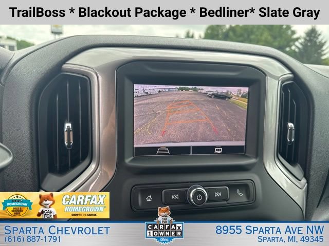Certified 2024 Chevrolet Silverado 1500 Custom Trail Boss w/ Turbomax Blackout Package AWD/4WD image 22
