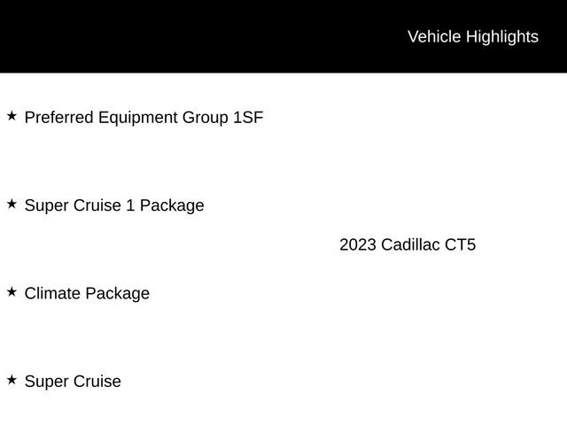 Certified 2023 Cadillac CT5 V w/ Super Cruise 1 Package RWD image 12