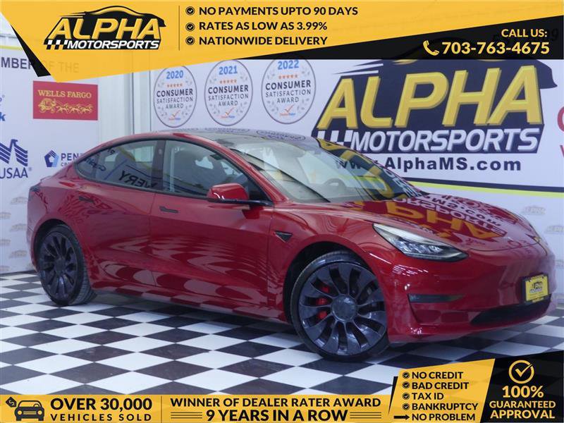 Used 2021 Tesla Model 3 Performance image 1