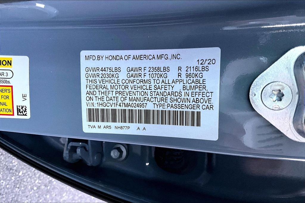 Used 2021 Honda Accord Sport Special Edition image 16