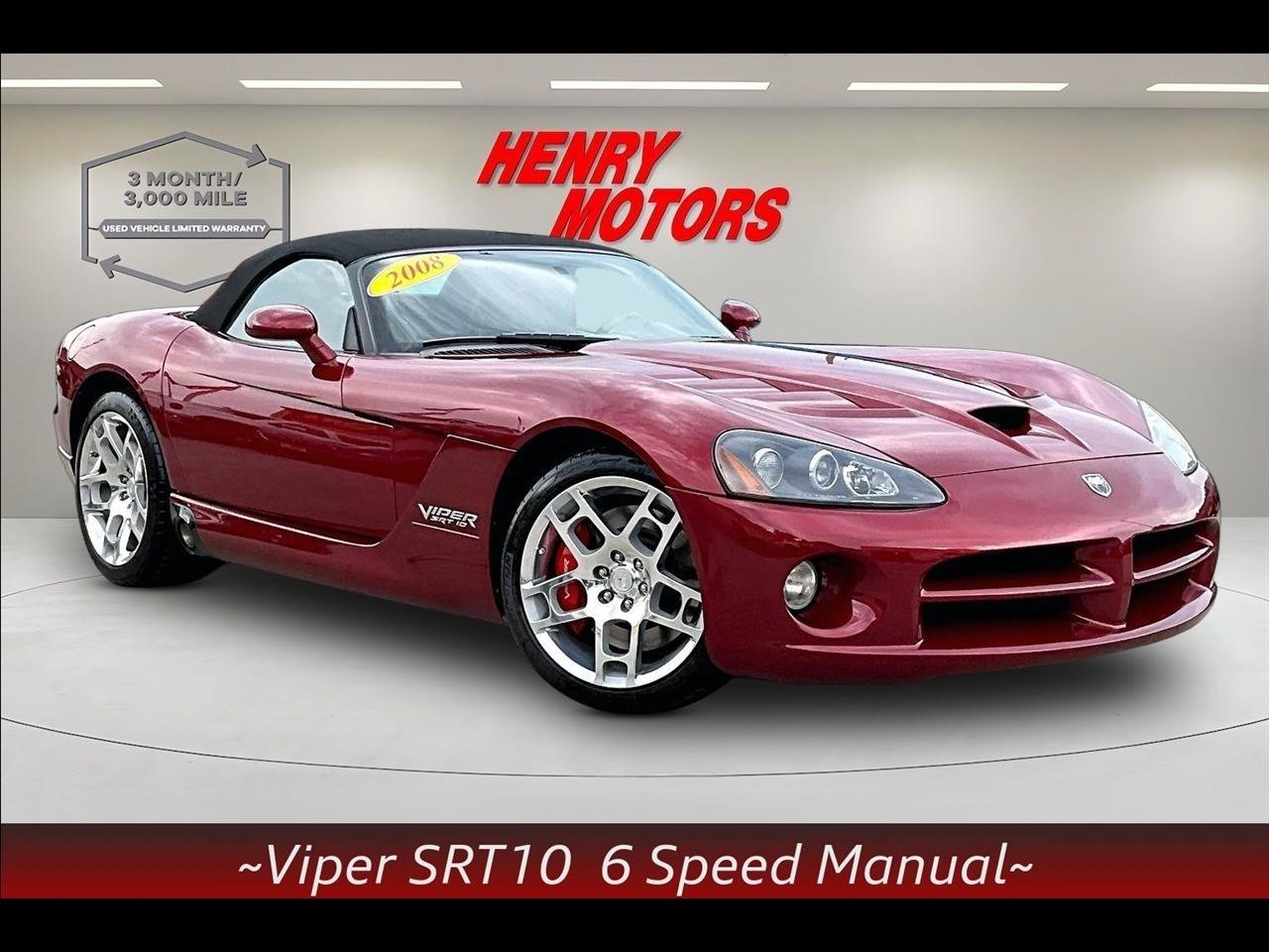 Used 2008 Dodge Viper SRT-10
