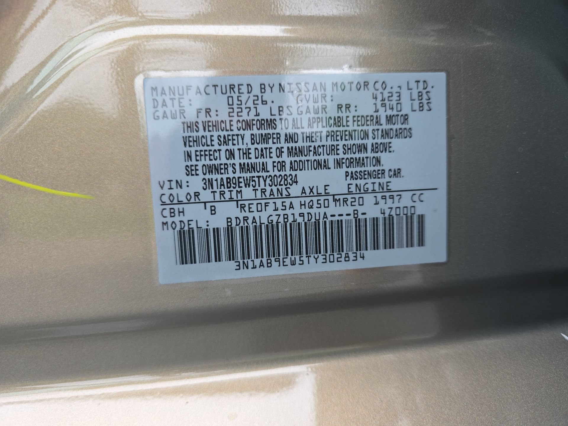 New 2026 Nissan Sentra SL w/ Floor Mat Package FWD image 33