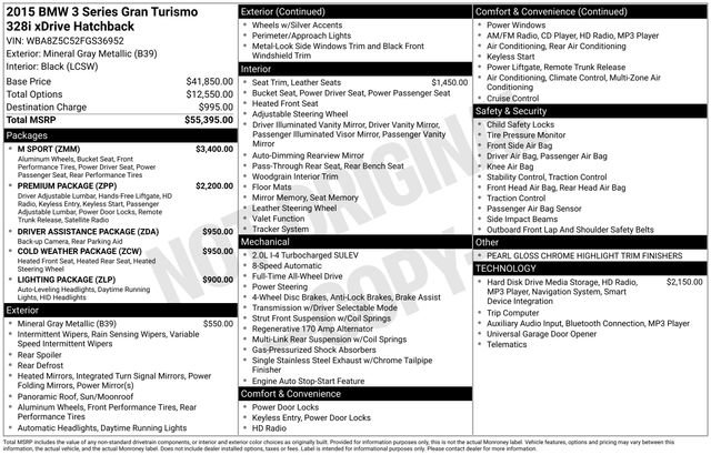 Used 2015 BMW 328i Gran Turismo xDrive image 33