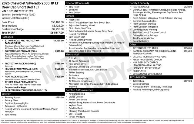 Used 2026 Chevrolet Silverado 2500 LT AWD/4WD image 38