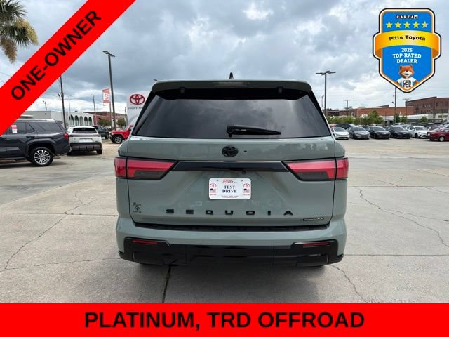 Certified 2025 Toyota Sequoia Platinum w/ TRD Off-Road Package AWD/4WD image 6
