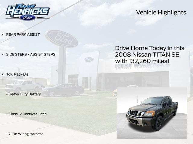 Used 2008 Nissan Titan SE AWD/4WD image 4