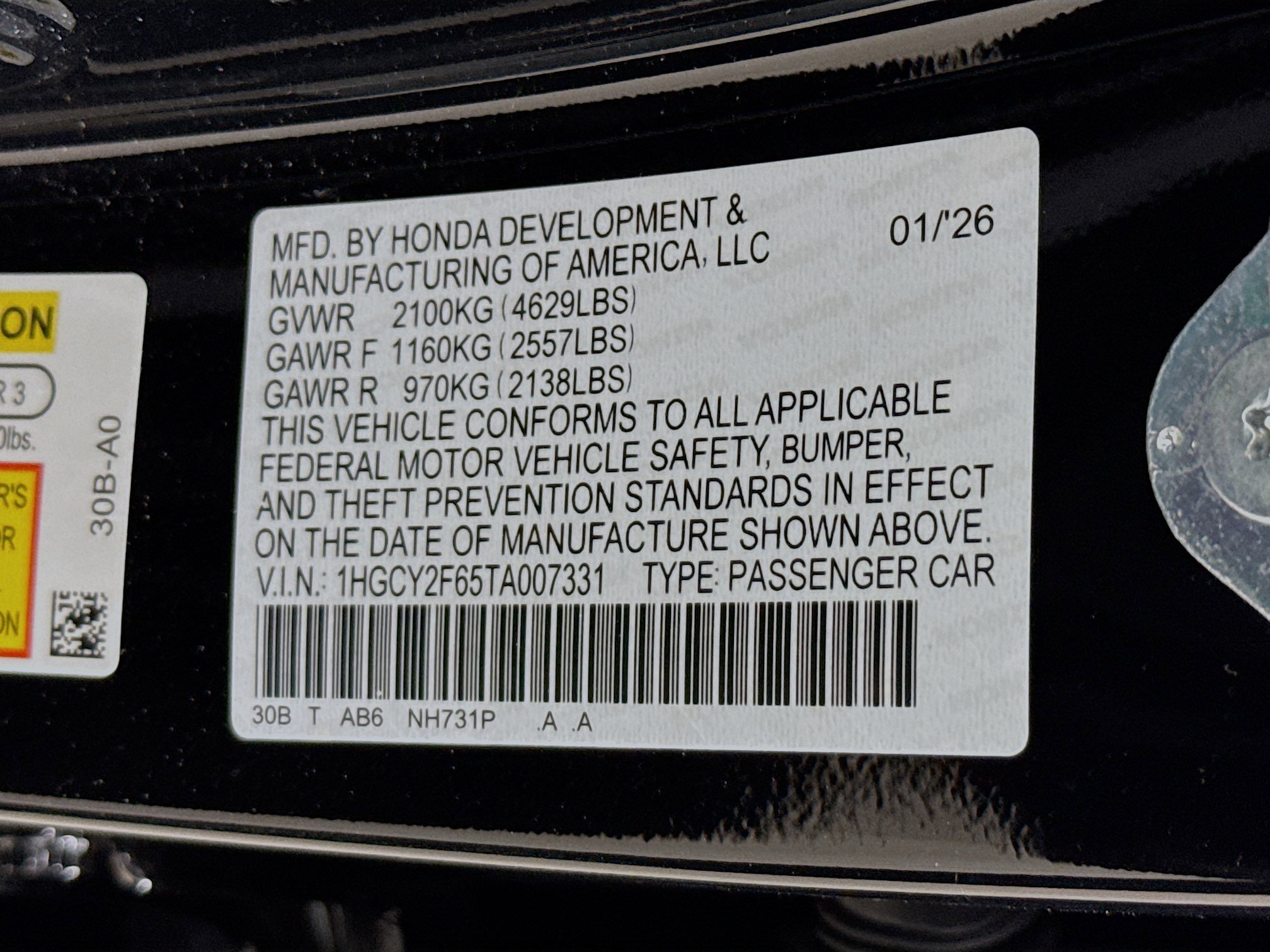 New 2026 Honda Accord EX-L image 37