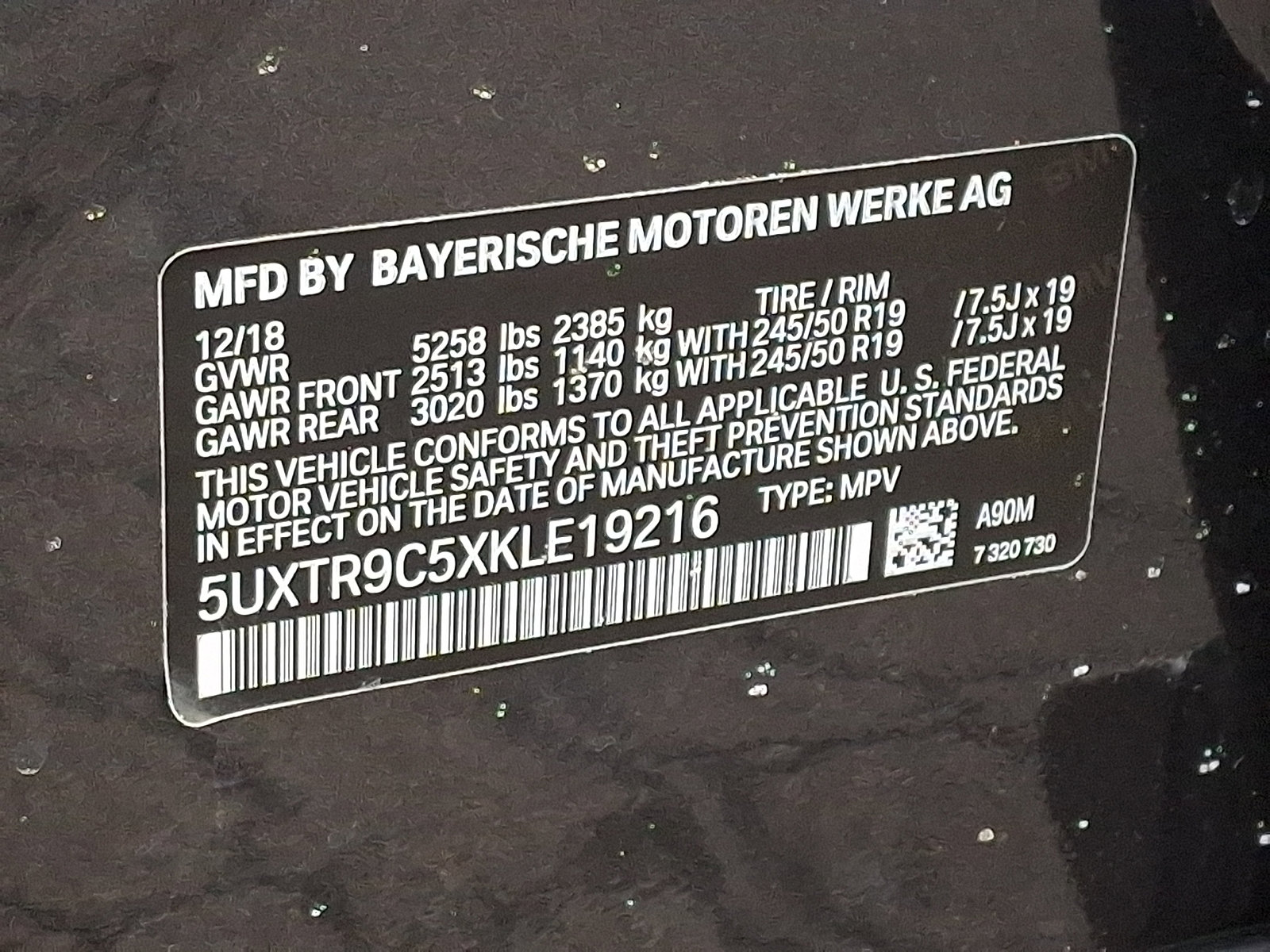 Used 2019 BMW X3 xDrive30i w/ Premium Package image 4