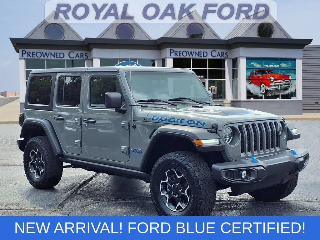 Used 2023 Jeep Wrangler Unlimited Rubicon 4xe w/ Cold Weather Group AWD/4WD image 1