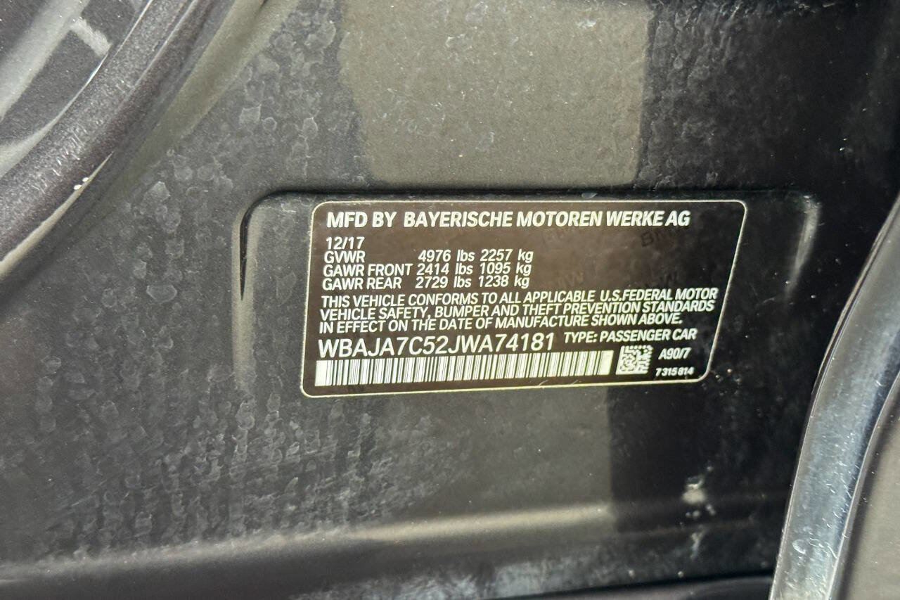 Used 2018 BMW 530i xDrive image 23