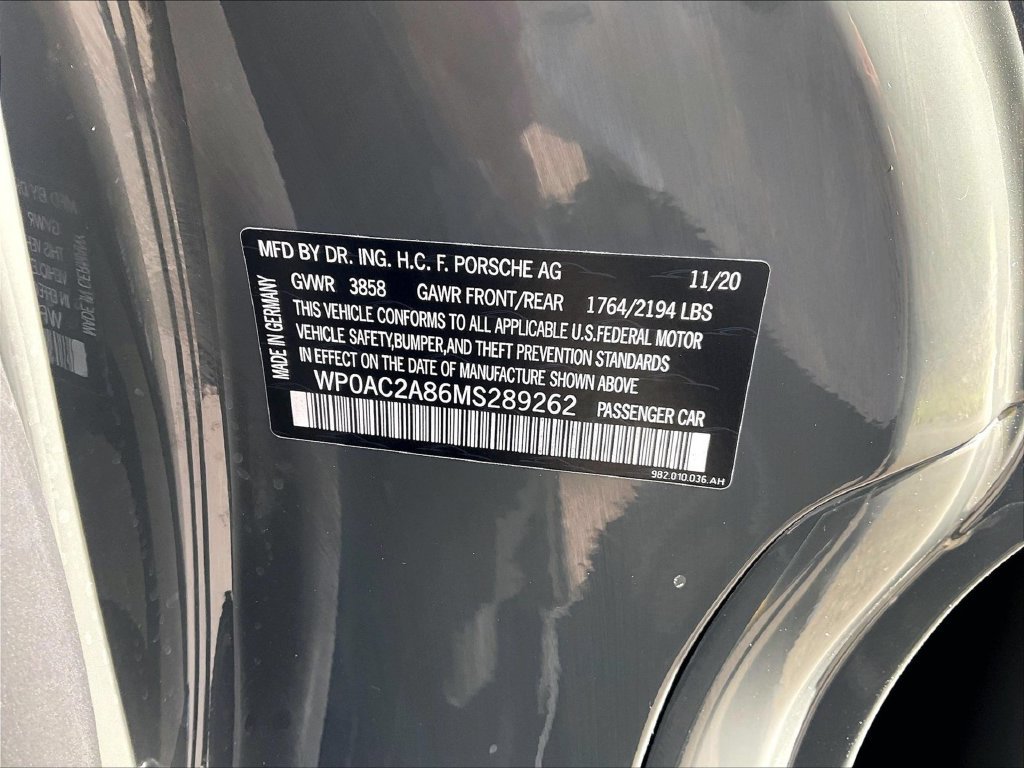 Certified 2021 Porsche 718 Cayman GT4 RWD image 33
