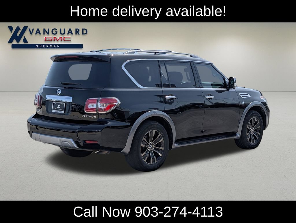 Used 2017 Nissan Armada Platinum w/ Captain Seat Package RWD image 9