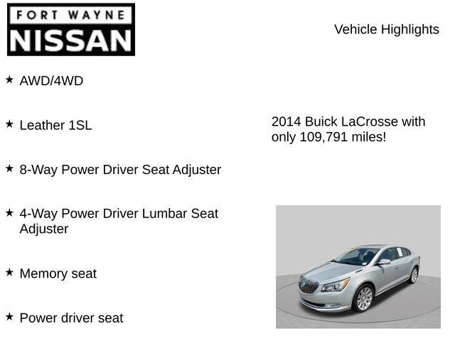 Used 2014 Buick LaCrosse Leather AWD/4WD image 7