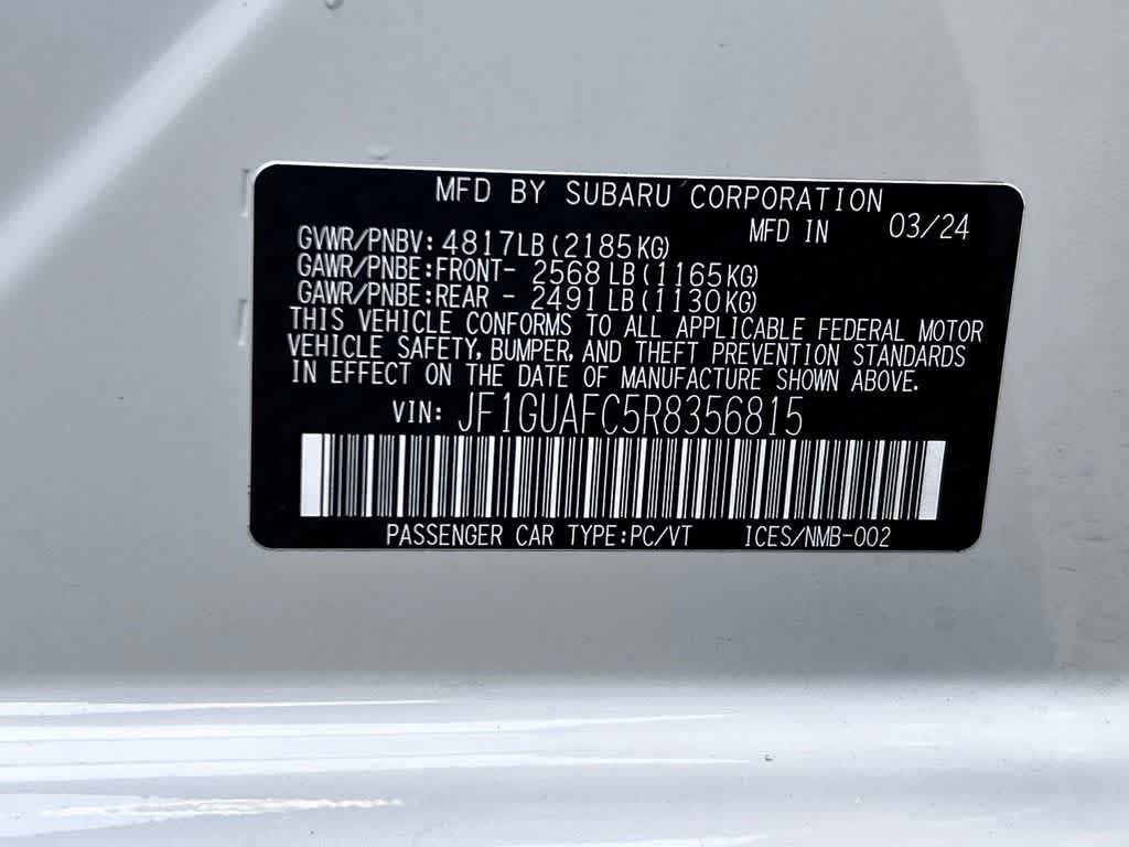 Used 2024 Subaru Impreza 2.0i Sport AWD/4WD image 22