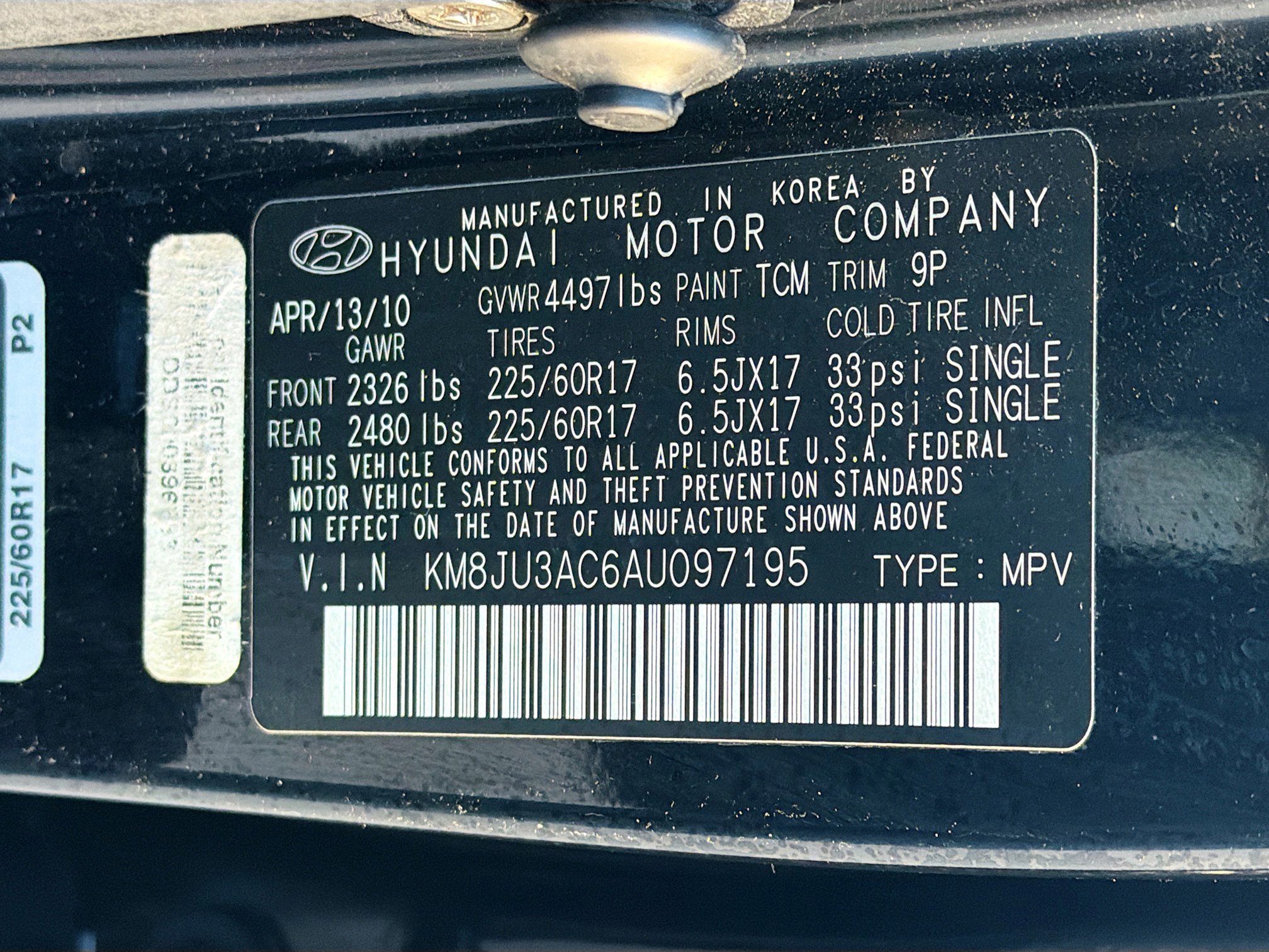 Used 2010 Hyundai Tucson GLS w/ Popular Equipment Pkg 2 FWD image 12