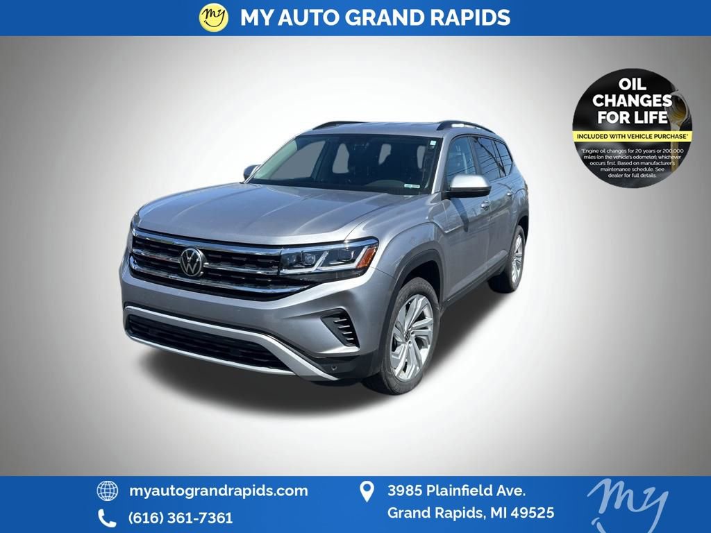 Used 2021 Volkswagen Atlas SE w/ Towing Package AWD/4WD image 2