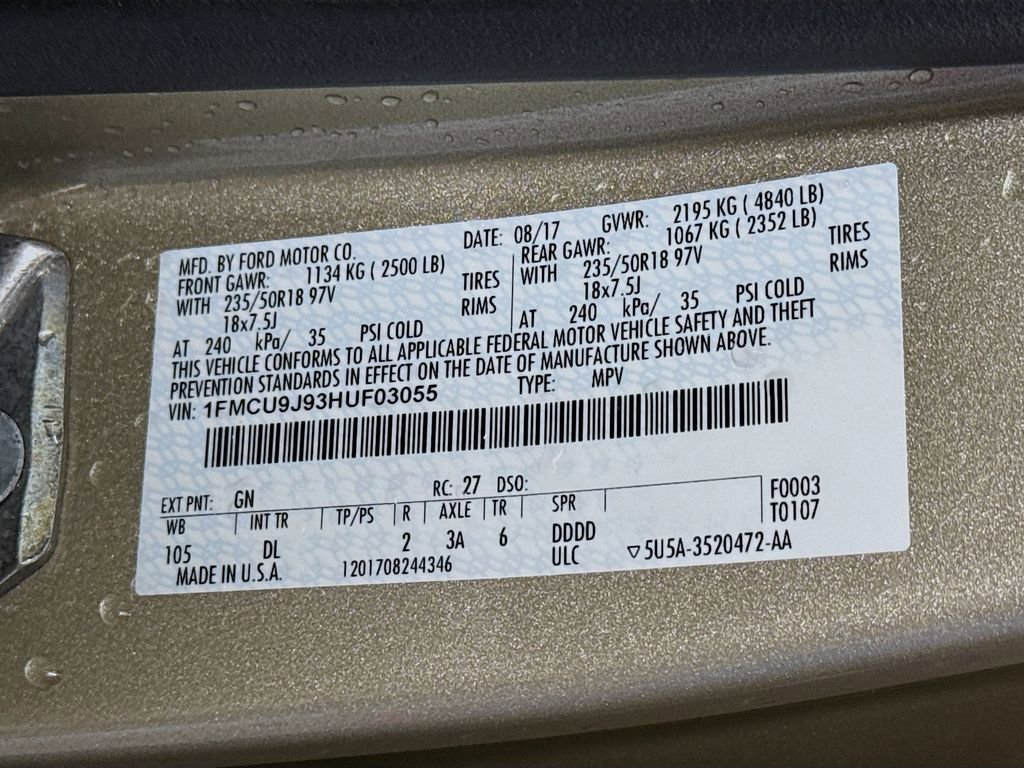 Used 2017 Ford Escape Titanium image 32