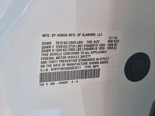 Used 2019 Honda Pilot EX image 25