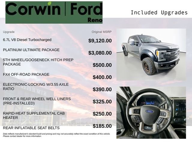 Certified 2019 Ford F350 Platinum w/ Platinum Ultimate Package image 3