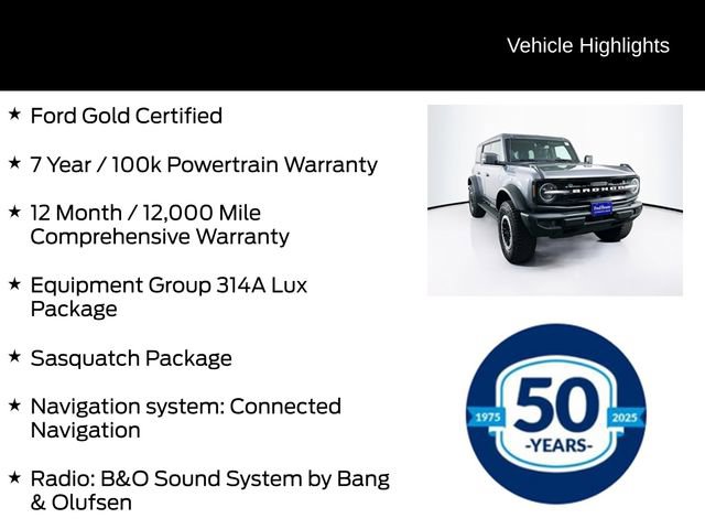 Used 2023 Ford Bronco Outer Banks w/ Sasquatch Package image 6
