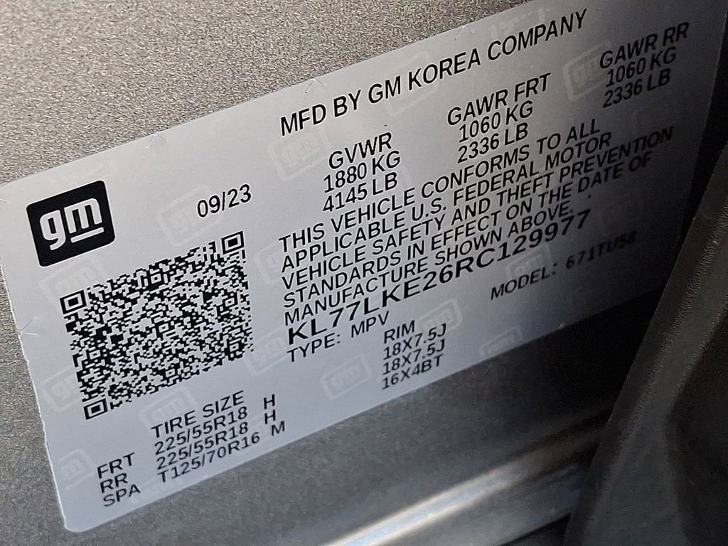 Used 2024 Chevrolet Trax ACTIV w/ Sunroof Package image 27