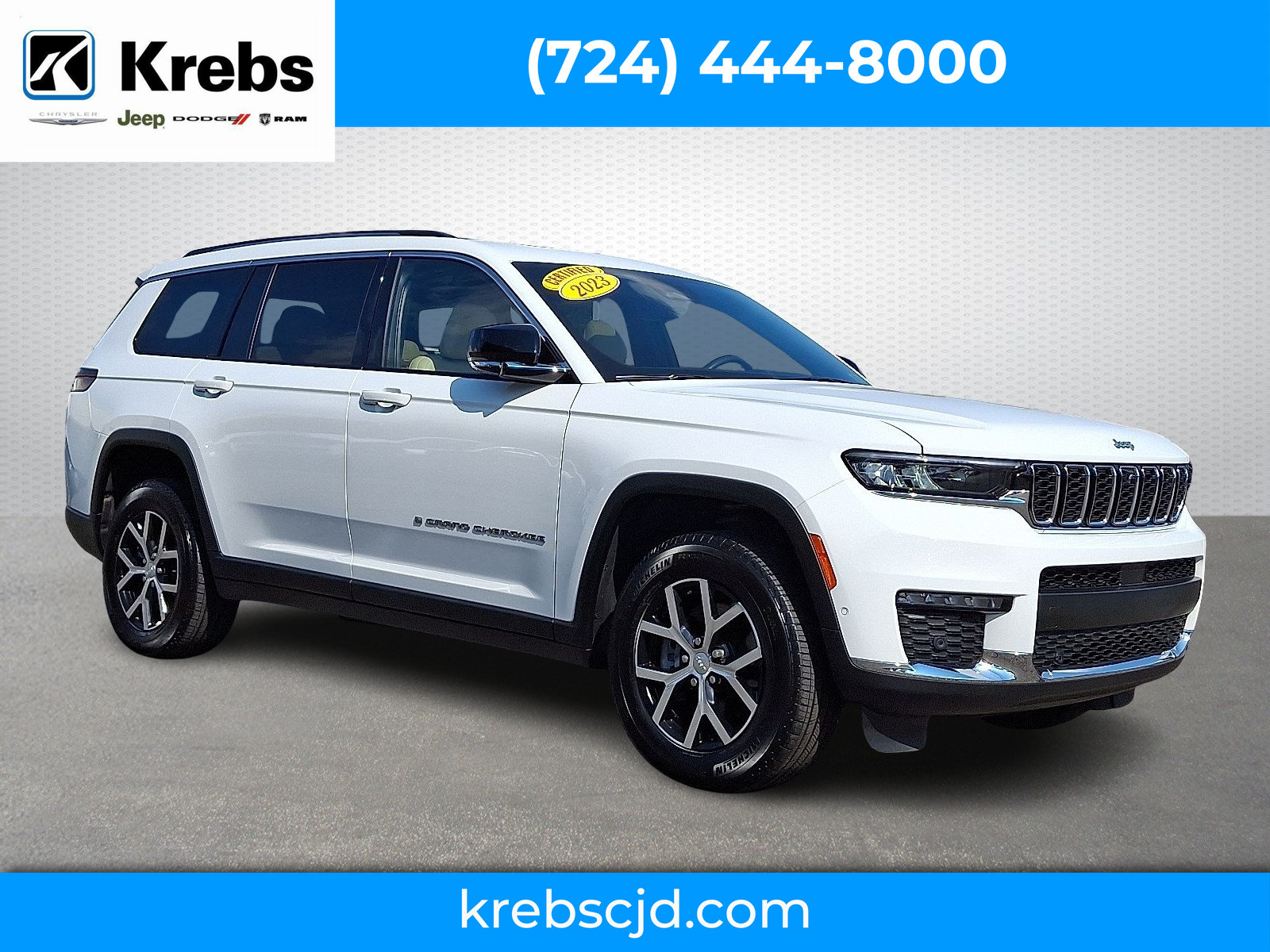 Used 2023 Jeep Grand Cherokee L Limited w/ Luxury Tech Group II AWD/4WD image 1