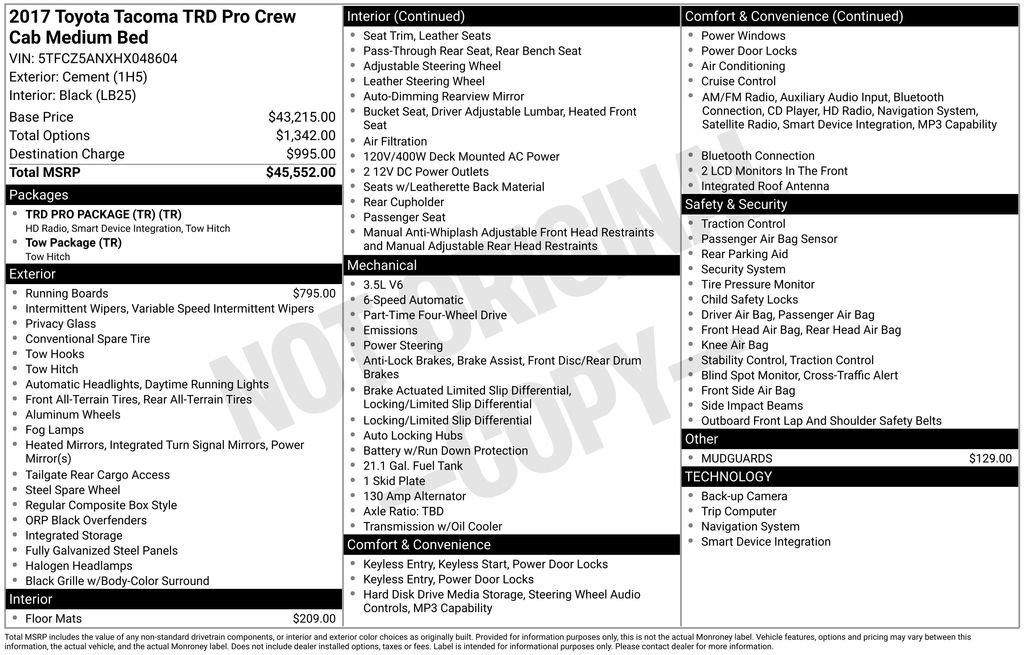 Certified 2017 Toyota Tacoma TRD Pro image 35