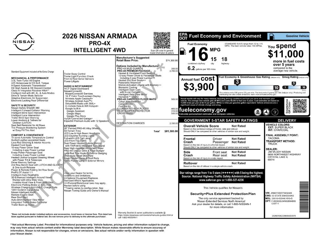 New 2026 Nissan Armada PRO-4X image 11