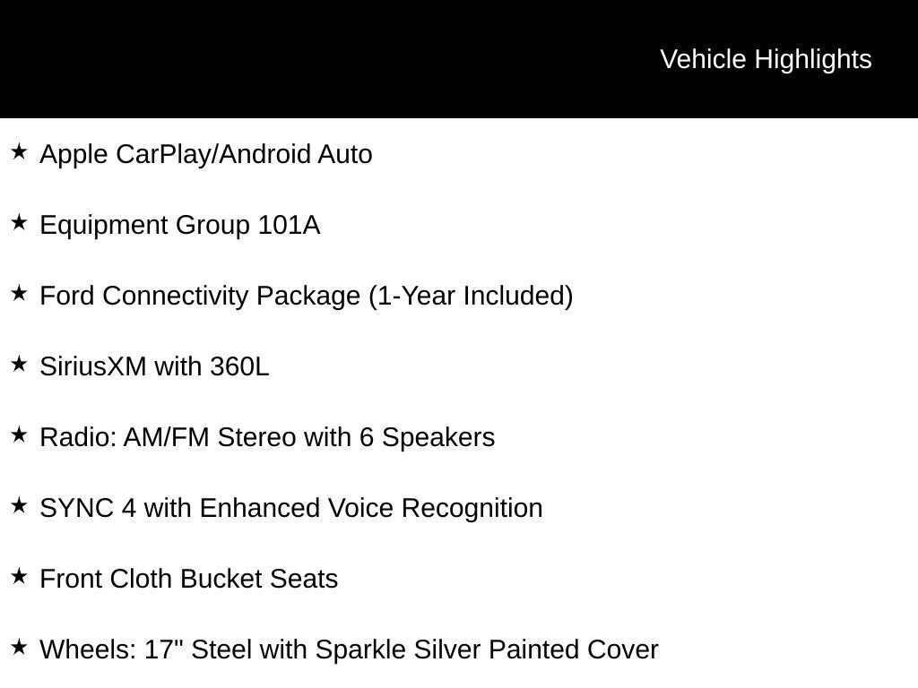 New 2026 Ford Maverick XL w/ Equipment Group 101A AWD/4WD image 7